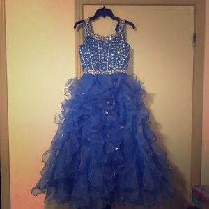 Girls pageant dress